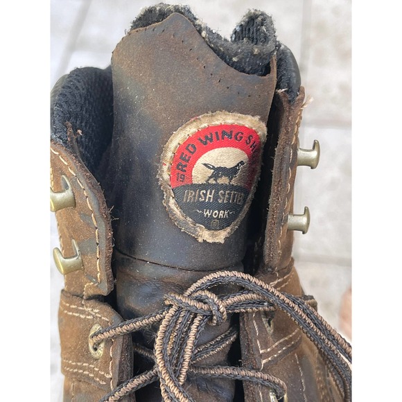 Red Wing Shoes Irish Setter Men's Work Ramsey Safety Toe S-10 - Picture 7 of 8